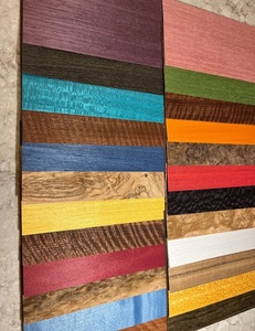 แผ่นไม้วีเนียร์ลายไม้ลามิเนตลายทางสำหรับงานประดิษฐ์ทำด้วยตัวเองแผ่นไม้สำหรับประตูเฟอร์นิเจอร์ที่คลุมผิว2500x63 0มม./98.43x24 80 - Product Image 2