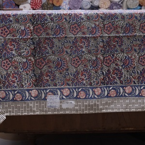 Mantel con Estampado Floral Hecho a Mano, Mantel de Algodón Orgánico de Alta Calidad para Bodas, Uso Diario Ecológico, Ropa de Mesa PARA EL Hogar - Product Image 3