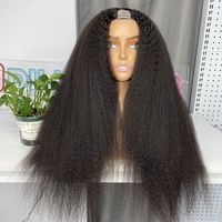 DiLuxe Hair Mèches de cheveux humains vierges vietnamiens, à cuticules alignées, à densité accrue, lisses crépus, vente en gros, 8 à 34 pouces # Cheveux 1b
