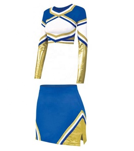 Tendance conception personnalisée uniforme de pom-pom girl vente en gros vêtements de pom-pom girl cheerleading tenue d'équipe fournisseur - Product Image 1