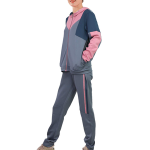 Conjunto Deportivo de Felpa para Mujer, Nuevo, Tejido Suave, Manga Larga, con Capucha, Secado Rápido, Transpirable, para Ejercicio Informal, 2 Piezas - Product Image 4