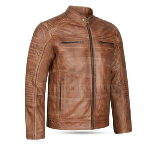 Vestes de moto en cuir à bas prix sur mesure meilleure vente en stock veste de moto en cuir - Product Image 1