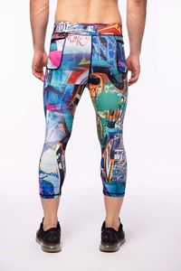 Leggings de Compression Tricotés Respirants et Légers pour Hommes 2026 – Pantalons de Sport Non Transparents pour la Course, le Yoga et l'Entraînement en Salle de Sport - Product Image 2