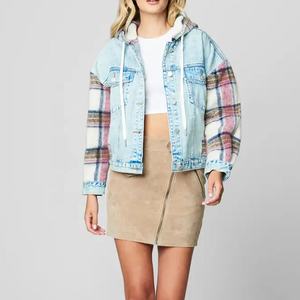 แจ็กเก็ตผ้าเดนิมสำหรับผู้หญิงเสื้อผ้าลำลองและกลางแจ้งระบายอากาศได้ดีทำจากผ้าฝ้าย - Product Image 3