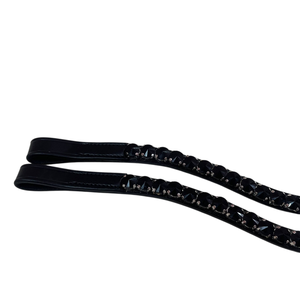 <b>Top</b> Selling Horse Bridles Browband Softly Padded Leather with Fancy Crystal <b>Rhinestone</b> Decor Customizable Color Size Custom Logo - Product Image 5