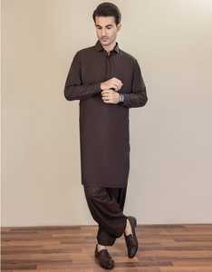 Traje Shalwar Kameez Casual para Hombre, Fabricación Profesional, Conjunto de 2 Piezas de Manga Larga con Botones, Estilo Tradicional - Product Image 3