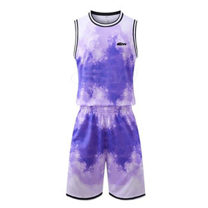 Short de basket-ball pour hommes, tissu en maille polyester respirant avec finition anti-transpiration, coupe ample, ensemble de maillots, couleurs de l'équipe disponibles - Product Image 1
