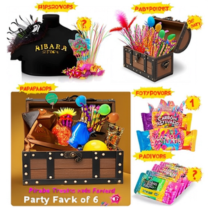 ของชำร่วยงานปาร์ตี้หีบสมบัติโจรสลัด - แพ็ค 6 ชิ้น - Product Image 2