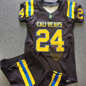 Uniforme de Football américain entièrement pressé pour hommes, sur mesure, impression par Sublimation, nouvel arrivage 2022 - Product Image 2