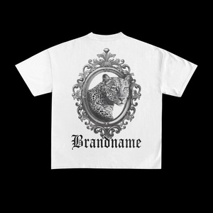 T-shirt pour homme entièrement personnalisé 2026 100% coton col rond coupe ample - Product Image 5