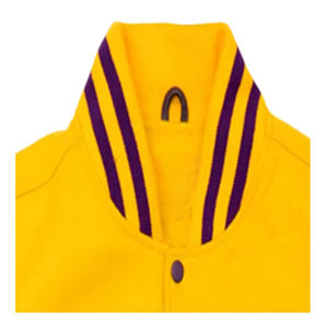 โรงงานขายส่งเสื้อแจ็คเก็ตวาร์ซิตี้แบบกำหนดเอง ออกแบบ OEM ระบายอากาศ กันลม คุณภาพสูง สำหรับผู้ชาย ปักลายด้านหน้า หนังแท้ - Product Image 2