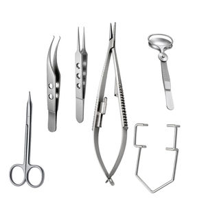 Ensemble d'instruments ophtalmiques en acier inoxydable, instruments chirurgicaux pour la chirurgie oculaire, qualité médicale, réutilisables, OEM, vente en gros, export - Product Image 4