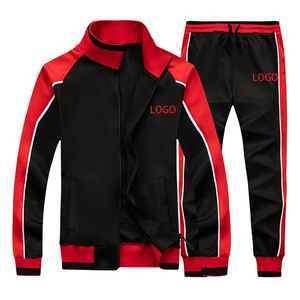 Wholesale Men Tracksuits Custom <b>Embroidery</b> Printing Men's Zip up Hoodie Two Pieces Sweatsuit Tracksuit <b>Set</b> for Men - Product Image 6