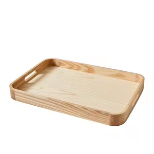 ถาดเสิร์ฟไม้ธรรมชาติงานออกแบบทำมือดีไซน์หรูหราทำจากไม้ตกแต่งบ้านทำจากแฟชั่นเรืองแสง - Product Image 1