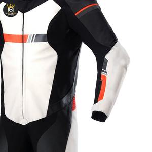 Combinaisons de moto en cuir entièrement personnalisées Combinaison de moto en cuir de vachette Combinaison de course sur mesure - Product Image 6