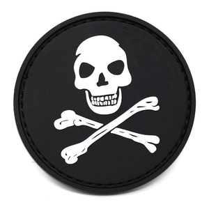 Tactical Style Gold Badge <b>Hook</b> Backing 3D PVC Emblem Rubber Patches Eco-Friendly Flower Design adhesive merrow border Patches - Product Image 5