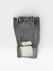 Guantes de Gimnasio Profesionales Personalizados de Cuero Negro para Levantamiento de Pesas, Entrenamiento Físico, Deportes y Competencia - Product Image 5