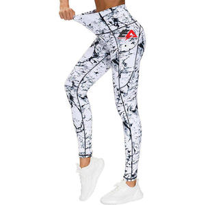 Leggings de yoga taille mi-haute pour femmes, style tendance, XL, sans coutures, pantalon de sport fitness, collants d'entraînement grande taille, motif uni, OEM - Product Image 1