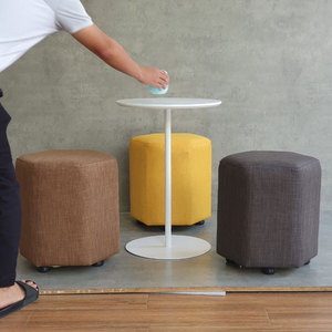 Ensemble de canapés de réception contemporains avec 3 ottomanes CBSF68030 - Product Image 2