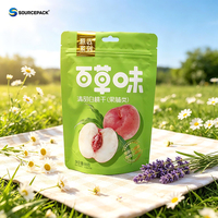 Op maat gemaakte voedselveilige, vochtbestendige Mylar stand-up pouch met ritssluiting, hersluitbaar Doypack zakje voor gedroogd fruit