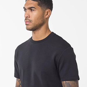 Logotipo personalizado serigrafiado de secado rápido cuello Modal transpirable evento correr hombres Unisex Ringer camisetas 100% algodón de punto carta - Product Image 6