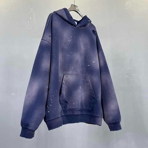 Sudadera con capucha personalizada de gran tamaño de fabricantes de lavado ácido de peso pesado para hombres al por mayor - Product Image 2