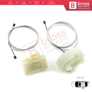 Kit de réparation de lève-vitre BWR367, porte arrière gauche pour Meriva MK1 A X03 2003-2010 93362663 - Product Image 6