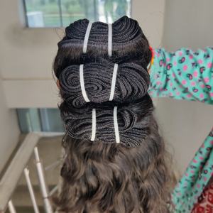 Precio barato 100% humano puro crudo sin procesar vietnamita Remy extensiones de cabello tejido tipo virgen mujeres cabello cutícula alineada cabello - Product Image 3