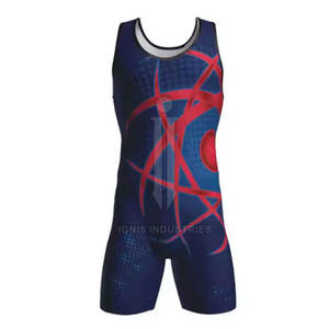 Vente chaude Nouveau Design Wrestling Singlet Numérique Logo Personnalisé Impression Wrestling Gear Singlet - Product Image 1