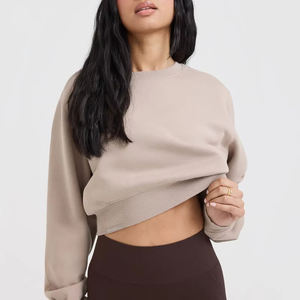 Custom Logo <b>Lightweight</b> Elastic Hem casual streetwear Drop Shoulder figures breathable Eco friendly hoodies Knitted - Product Image 5