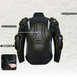 Produit tendance sur mesure nouveauté Streetwear vestes de moto en polyester à la mode avec fermeture éclair avant - Product Image 2