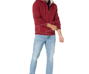 Custom Logo High Quality <b>Plain</b> Pullover Sweatshirts <b>Hoodies</b> for Men cotton blended Fleece Men's Long Sleeved Printed <b>hoodies</b> - Product Image 4