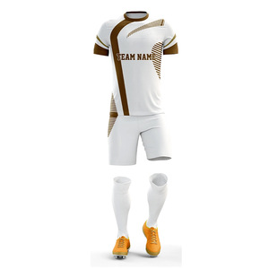 Custom Adult Soccer Uniform <b>Sets</b> with Sublimation Printing 100% Polyester Moisture-Wicking Fabric Custom Team Name & Colors - Product Image 1