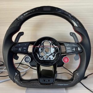 Personnalisé pour tous les volants de bouton de démarrage Alcantara s-line pour AudiR8 TTRS C6 C7 S7 S4 A4 B8 RS3 S5 B9 A6 C8 A3 RS7 <span class=keywords><strong>RS6</strong></span> Q7 - Product Image 4