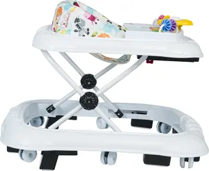 Trendy Baby Walker Lernen, mit Stopper zu gehen 5 verschiedene Spielzeuge auf dem Tisch Einfach zu schließen und zu öffnen Kunden spezifische Farben OEM Türkei