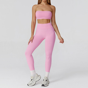 Pasuxi 2025 Mới Nhất Mùa Thu Thể Thao Tùy Chỉnh Hai Mảnh Sweatsuit Với Logo Phòng Tập Thể Dục Yoga Bộ Quần Áo Tập Thể Dục Cho Phụ Nữ - Product Image 3