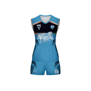 Maglie da <span class=keywords><strong>pallavolo</strong></span> all'ingrosso personalizzate 100% poliestere Quick Dry <span class=keywords><strong>Set</strong></span> uniforme da <span class=keywords><strong>pallavolo</strong></span> - Product Image 2