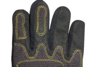 Gants de travail extérieurs pour mécanicien automobile, protection complète des doigts en TPR, taille XL, protection authentique de la paume, anti-vibration - Product Image 3