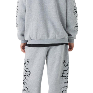 Conjunto de chándal de dos piezas para hombre, traje de gimnasio, ropa de entrenamiento atlético, ropa deportiva, traje de fitness para correr, ropa transpirable personalizada - Product Image 6