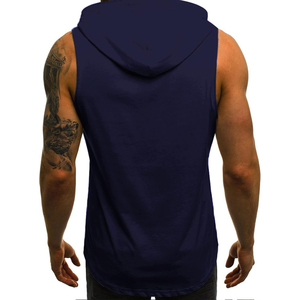 Sudadera sin Mangas para Hombre, Moderna, con Logotipo Personalizado, 100% Algodón, Felpa de Primavera, Antibolitas, Transpirable, de Alta Calidad, al por Mayor - Product Image 3