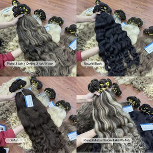 Venta al por mayor caliente Vietnamesse cabello humano queratina extensiones de cabello preadheridas doble dibujado U punta extensión de cabello - Product Image 3