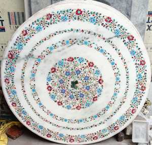 Escritorio moderno de metal, lujoso toque artístico, para el hogar incrustaciones de piedra semipreciosa, oficina, sala de estar, dormitorio, muebles ecológicos - Product Image 2