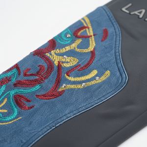 Jeans skinny pour femmes tendance Y2K, lourds, en laine peignée, imprimés en 3D, peints, streetwear, OEM ODM - Product Image 3