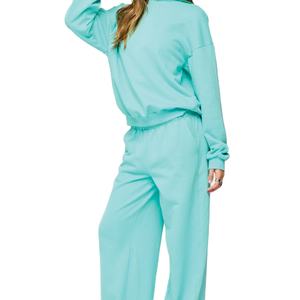 Sudaderas Lisas Personalizadas al por Mayor con MOQ Bajo para Mujer, Tejido Texturizado, Ropa Urbana, Personalización OEM, Marca Privada, Estilo Americano - Product Image 5