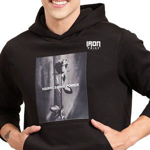 Sudaderas con Capucha de Manga Larga para Hombre con Diseño Bordado, Última Moda de Invierno, Material Sólido, Transpirable y Teñido Liso - Product Image 3