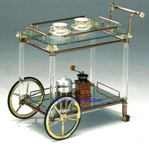 Table à roulettes de style nordique pour petit appartement, table de rangement simple combinée pour la maison avec quatre roues - Product Image 6