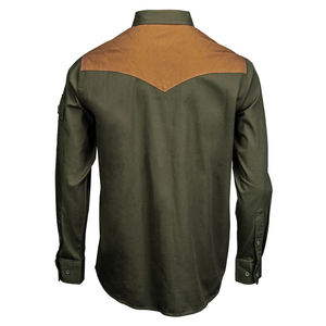 Camiseta de Caza Personalizada con Sublimación Completa, Cuello Redondo, Manga Corta, Tejido Soft Shell, Impermeable, Cortavientos, Unisex para Adultos - Product Image 6