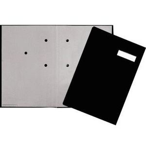 PAGNA Signature Linen Black/Grey DIN <b>A4</b> File <b>Folder</b> with 5 Compartments - Product Image 1