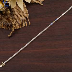 2.01 CT Round Brilliant Cut <b>Diamond</b> Tennis Bracelet 18k Yellow Gold Cvd/Hpht <b>Diamond</b> <b>Jewelry</b> - Product Image 5