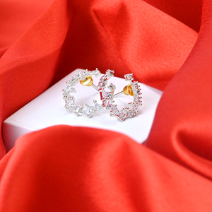 Attctaive Diseño Joyería de moda Pendientes de diamantes americanos para mujeres Clásico para bodas Fiestas Festivales Gran idea de regalo - Product Image 2